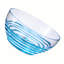 Bol de service transparent en acrylique pour salades, collations et fruits