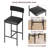 Yasemen Counter Stool with Metal Frame