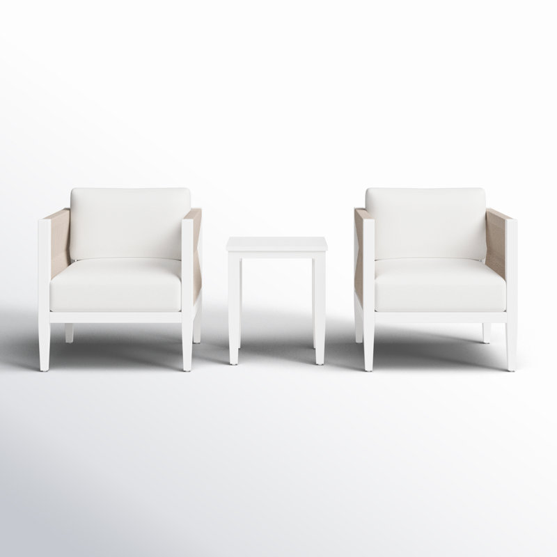 Table d'appoint et table d'appoint 3 pièces Lilah White