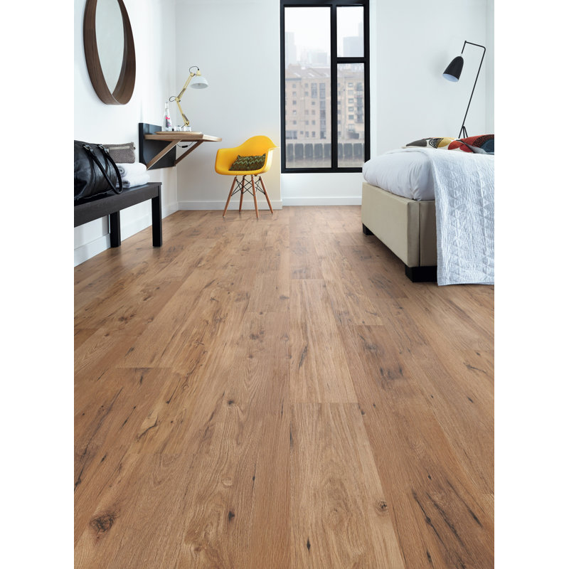 Canaletto 7" X 48" X 4.5mm Oak Luxury Vinyl Plank 4.5mm Thick 7'' W x 48'' L Oak Vinyl Plank, Woodridge Oak