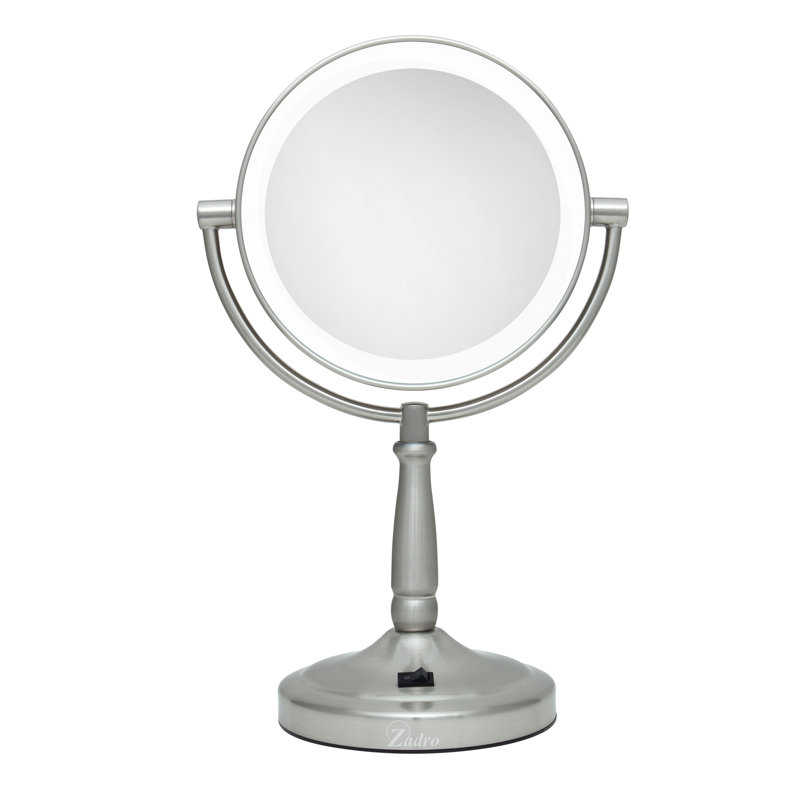 Miroir avec lumière del surround meuble-lavabo Mabelle