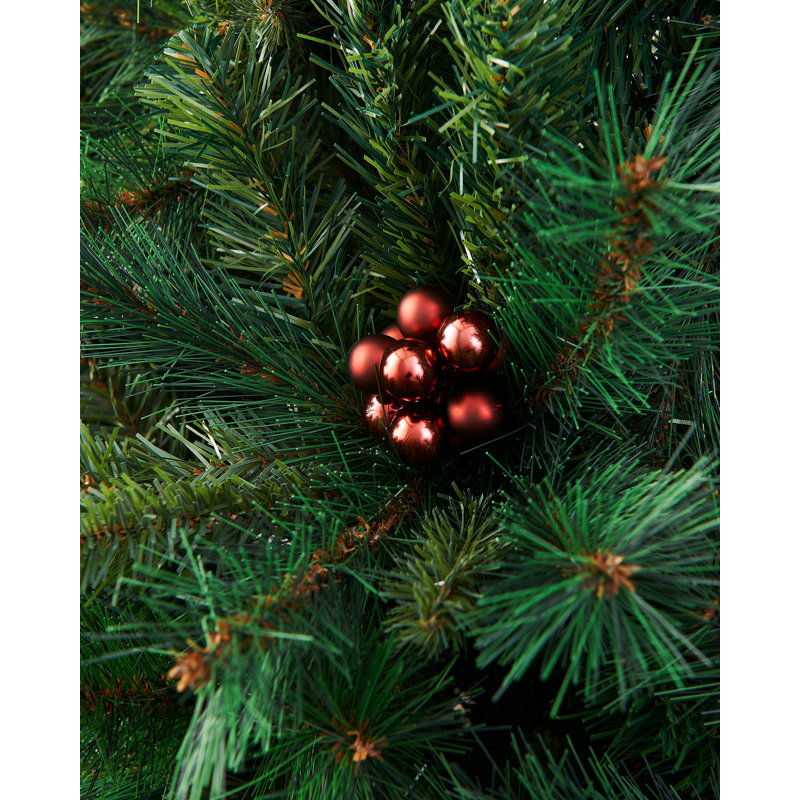 11cm Solid Colour Plastic / Acrylic Bauble, Burgundy