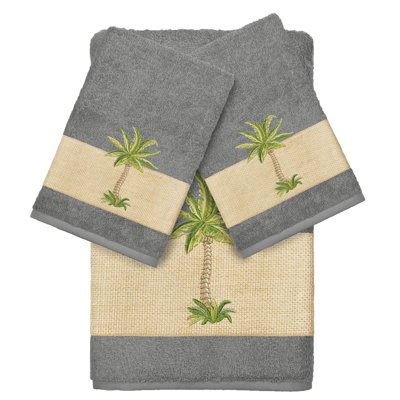 Ensemble de serviettes 3 pièces 100% coton turc Colton