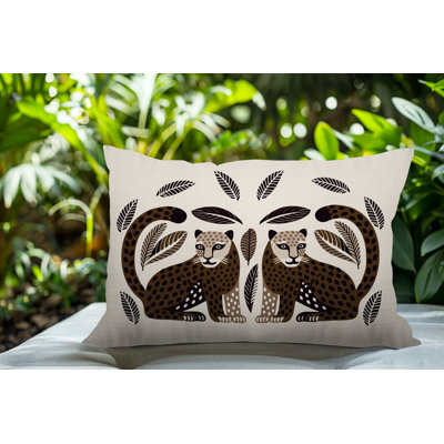 Coussin lombaire réversible Ayra Leopard
