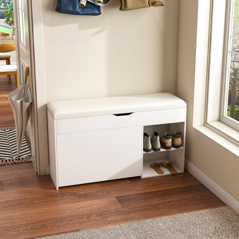 Banc de rangement pour chaussures Heir, H 20,47 po x l 31,5 po x P 11,81 po