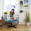 Beaussicot Polyester Desk Chair no Wheels-1123091401