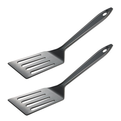 Nylon Turner/spatula Gray Set Of 2