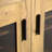 Mesh Door Accent Cabinet