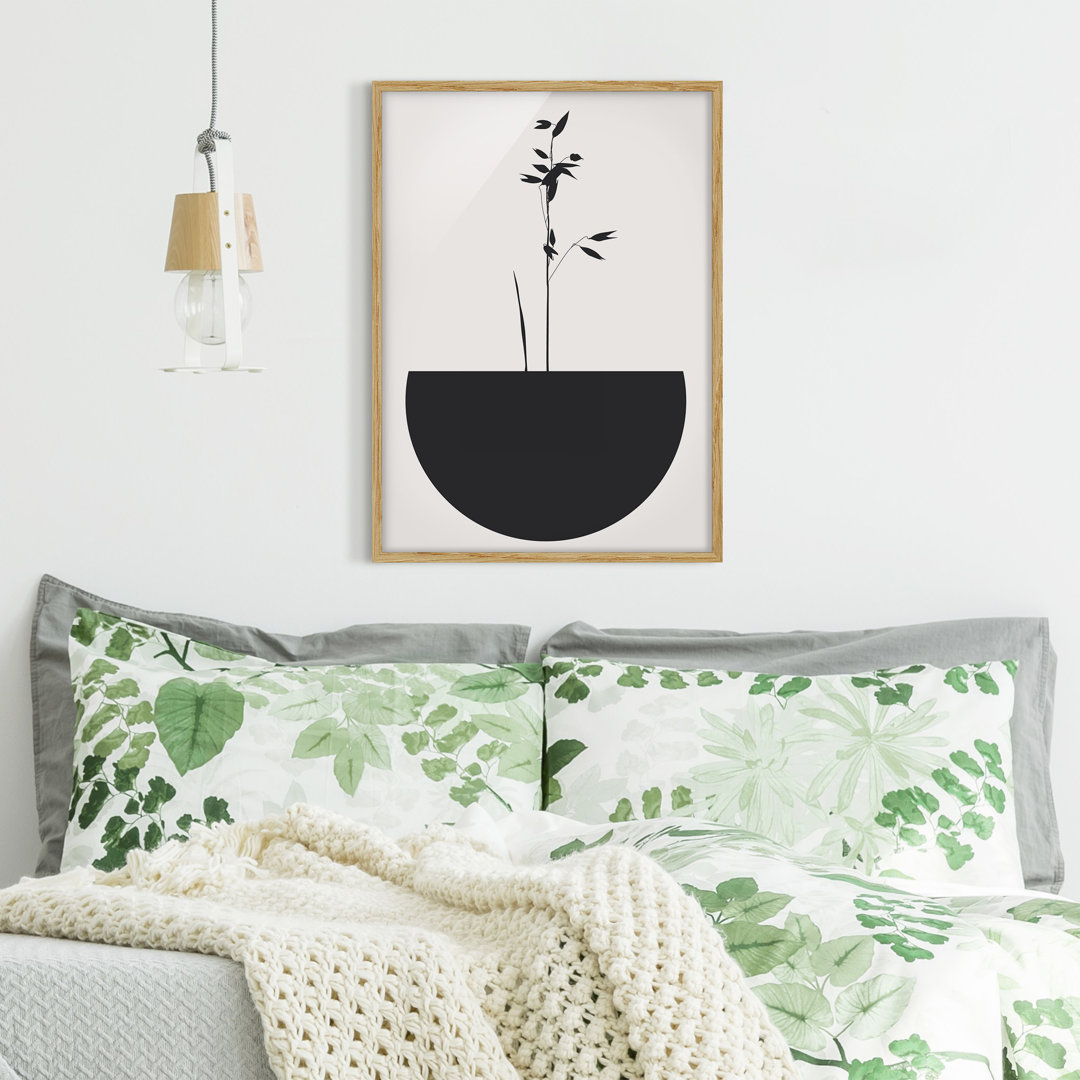 Gerahmtes Poster Flora - Delicate Growth