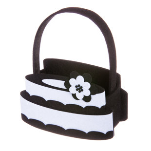 Wool / Felt Flower Girl Basket