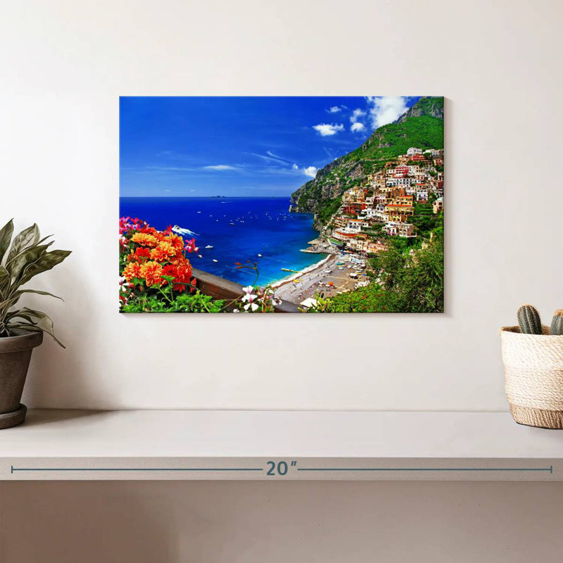 Gillard, pittoresque village de Positano, H 8 po x l 12 po