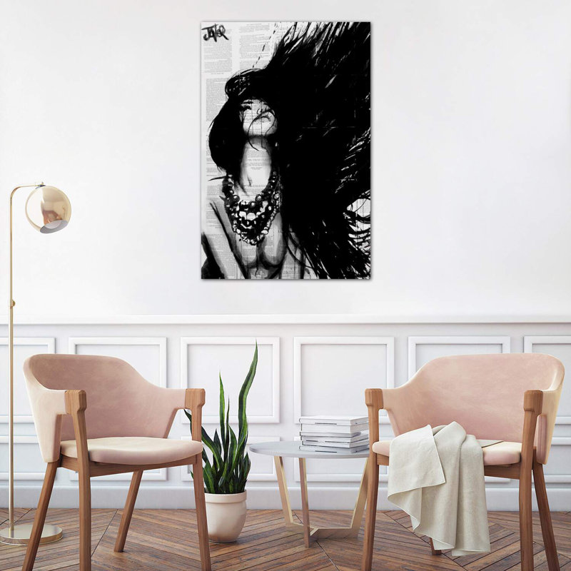 Amazonie par Loui Jover - impression d'art graphique, H 40 po x l 26 po x P 1,5 po, Toile tendue