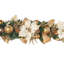 White Gold Poinsettia Garland.