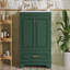 Meuble-lavabo de salle de bain avec lavabo en céramique, meuble-lavabo avec 2 grandes portes à fermeture douce, armoire de rangement en bois massif-894963827