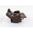 Power Reclining Sofas, Brown PU Leather Adjustable Modern Home Seating