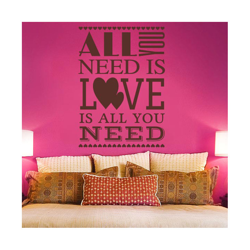 Wall Decal, Brown, Large