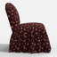 Fauteuil de chambre Edie Ditsia Dahlia bourgogne-121671378