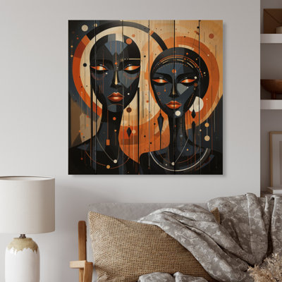 African Soulful I sur impression sur bois
