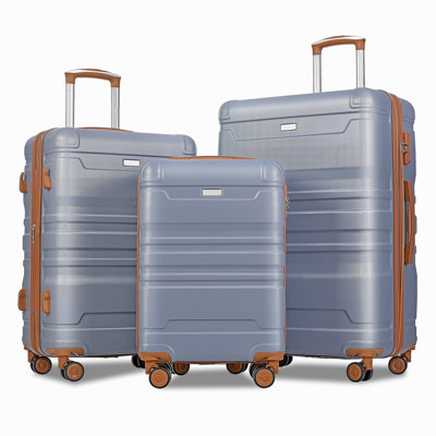 Ensembles de valises Nouveau modèle extensible ABS Hardshell 3 pièces Dégagement de valise rigide Ensembles de valises légères et durables Valise à roulettes avec verrou TSA 20 po 24 po 28 po