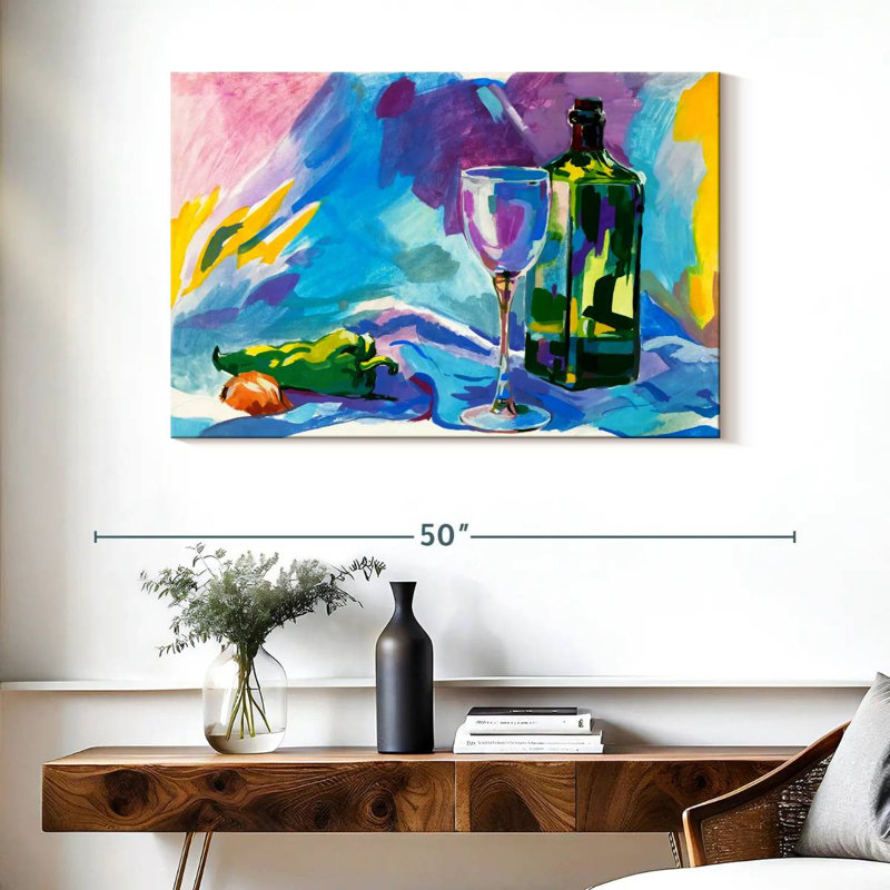 Yarlin Alcohol, 26" H x 39" W