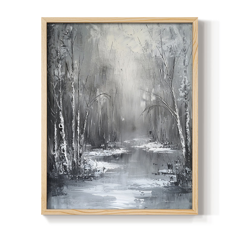 «LANDSCAPES Series Lxxxi», reproduction encadrée - bois massif, H 11 po x l 9 po