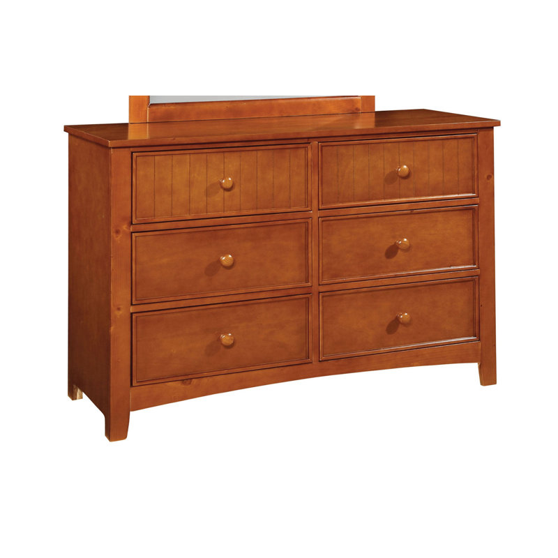 Agnew 48'' W 6 - Drawer Dresser, Oak
