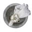 Silver Shine Round Placemat