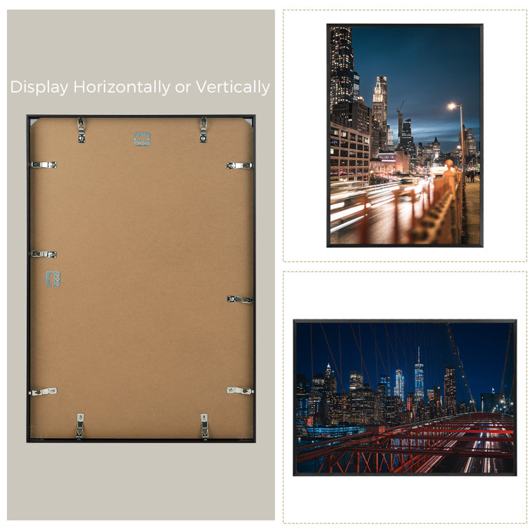 Classic Poster Picture Frame 16x24  Metal Frame Profile with Matboard –  PosterDisplays4Sale