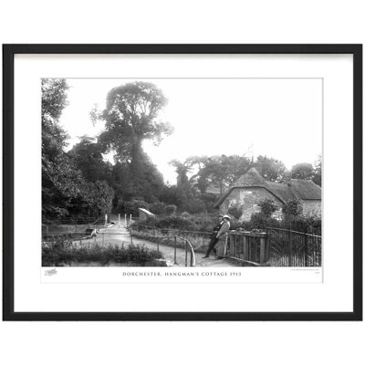 Dorchester, Hangmans Cottage 1913 1 Piece Single Picture Frame Wall Art