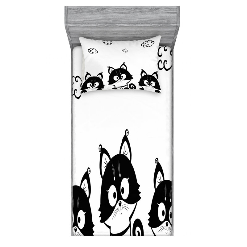 Microfiber Sheet Set, Twin XL Sheet Set with Fitted Sheet