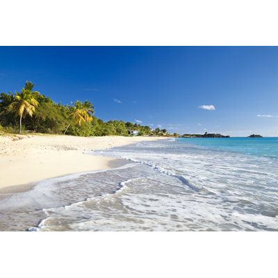 Beautiful Caribbean Beach 1 Piece Wrapped Canvas Wall Art