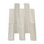 4 in. x 12 in. Glazed Marble Tile