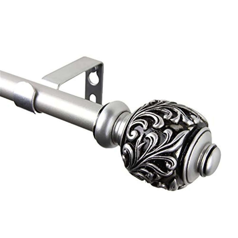  Tringle à rideaux Tilly 5/8 po, Nickel