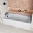 Streamline 66 in. x 32 in. Acrylic Left-Hand Drain Alcove Bathtub in Glossy White With External Drain-101699426