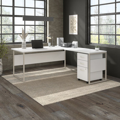 Hybrid Piece Computer Desk Office Set