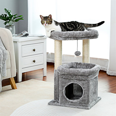 Tour d'intérieur pour chat en sisal naturel