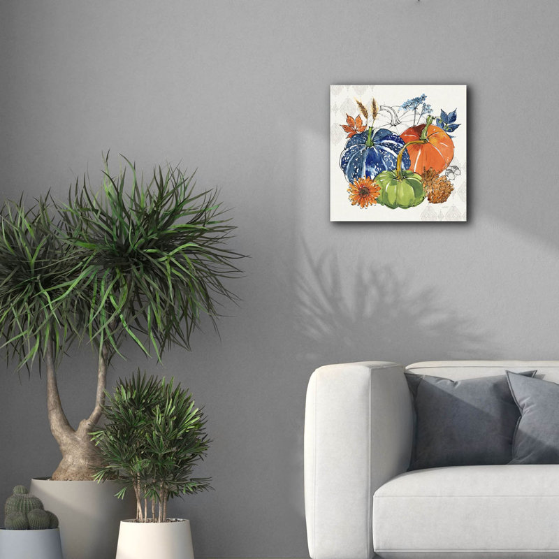 August Grove® 'Fall Sweet Fall 3' by Anne Tavoletti Canvas Wall Art, 18" H x 18" W x 0.75" D