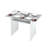 Garland Extendable Table With Book Opening, Folding Auxiliary Console Table, 120X35H77 Cm