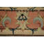 Tapis de couloir traditionnel ivoire et saumon 3 x 13