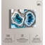 Ensemble de décorations murales en acrylique « Gilded Geode Eyes » par Art Remedy, prêt à  accrocher, 10 x 15-534381800
