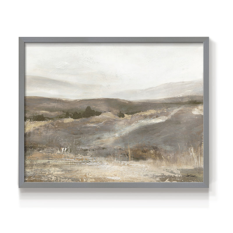 Hill Country - Reproduction encadrée - Restickable, H 16 po x l 20 po, Gris