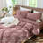 MooMee Gingham Duvet Cover Set 100% Washed Cotton Linen Like Lightweight-124443995-115836937