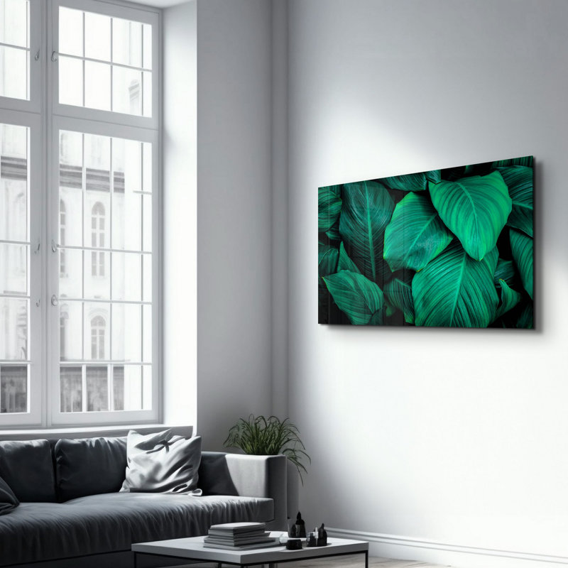 Elegant Tempered Glass Wall Art Painting, 18.1 x 28.3 inches | 100% Tempered Glass, Thickness: 0.16 inches | UV Printed for Vibrant Colors & Durability | Perfect for Home Decor & Modern Aesthetics