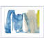 «Indigo and Citron I» par Jennifer Goldberger - peinture encadrée-1740658794-1634292786