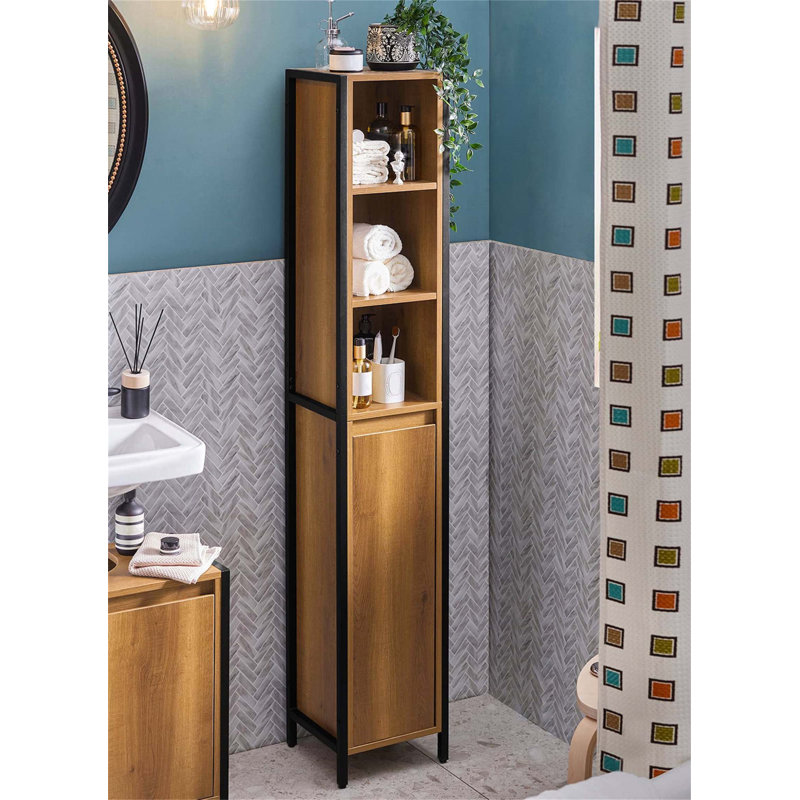 Suela Freestanding Linen Cabinet