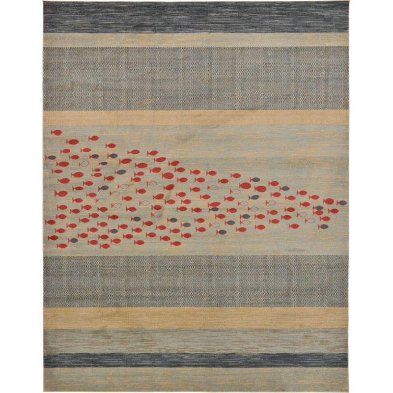 Striped Area Rug, Rectangle 305 x 396cm