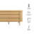 Cadence 6-Drawer Curved Dresser In Oak-117805732