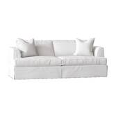 Wayfair Custom Upholstery™ Lucia 93'' Slipcovered Sleeper Sofa ...