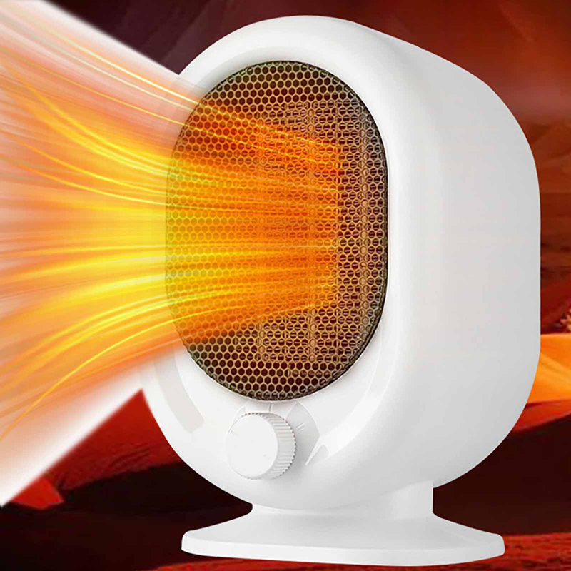 Mini Heater Small Household Heater, White