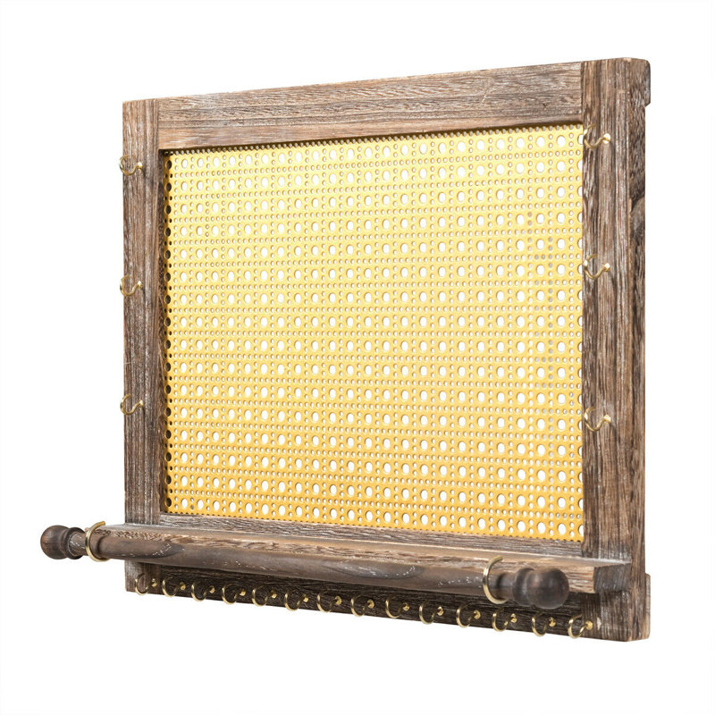 Wood Wall Mounted Jewelry Box